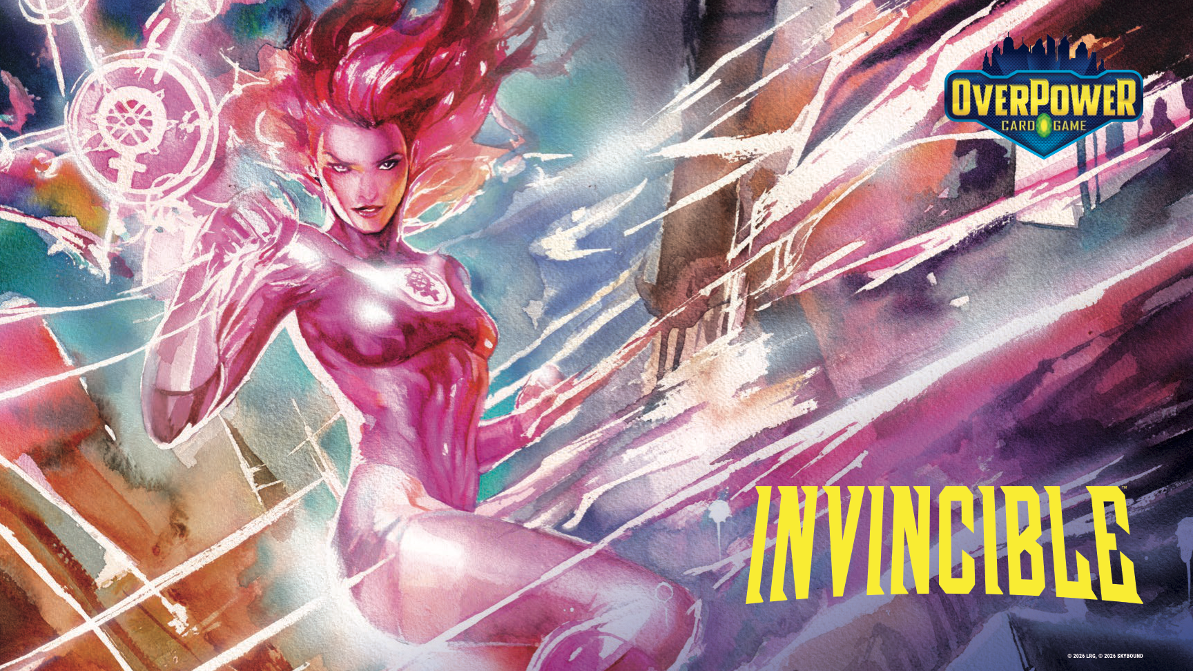 OverPower Invincible TCG Limited Edition Playmat — ATOM EVE