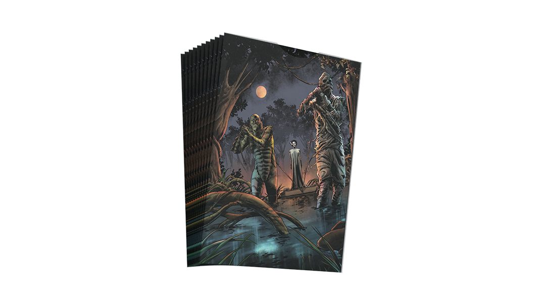 OverPower - Edgar Rice Burroughs and the World Legends - Sleeve - Titan Shield - The Mummy/Bride of Frankenstein