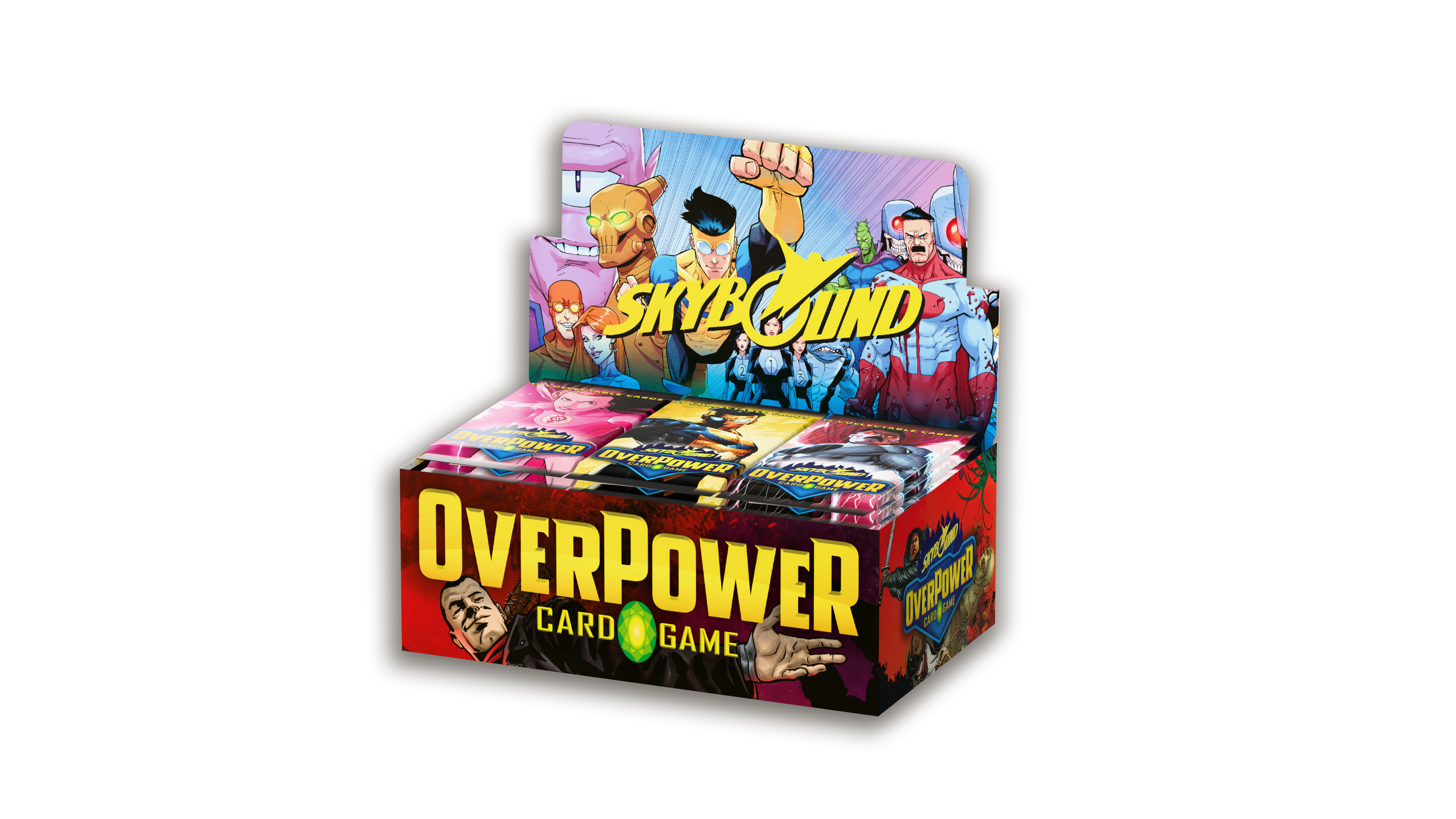 OverPower Invincible and The Walking Dead TCG - Display Box BOOSTER PACKS