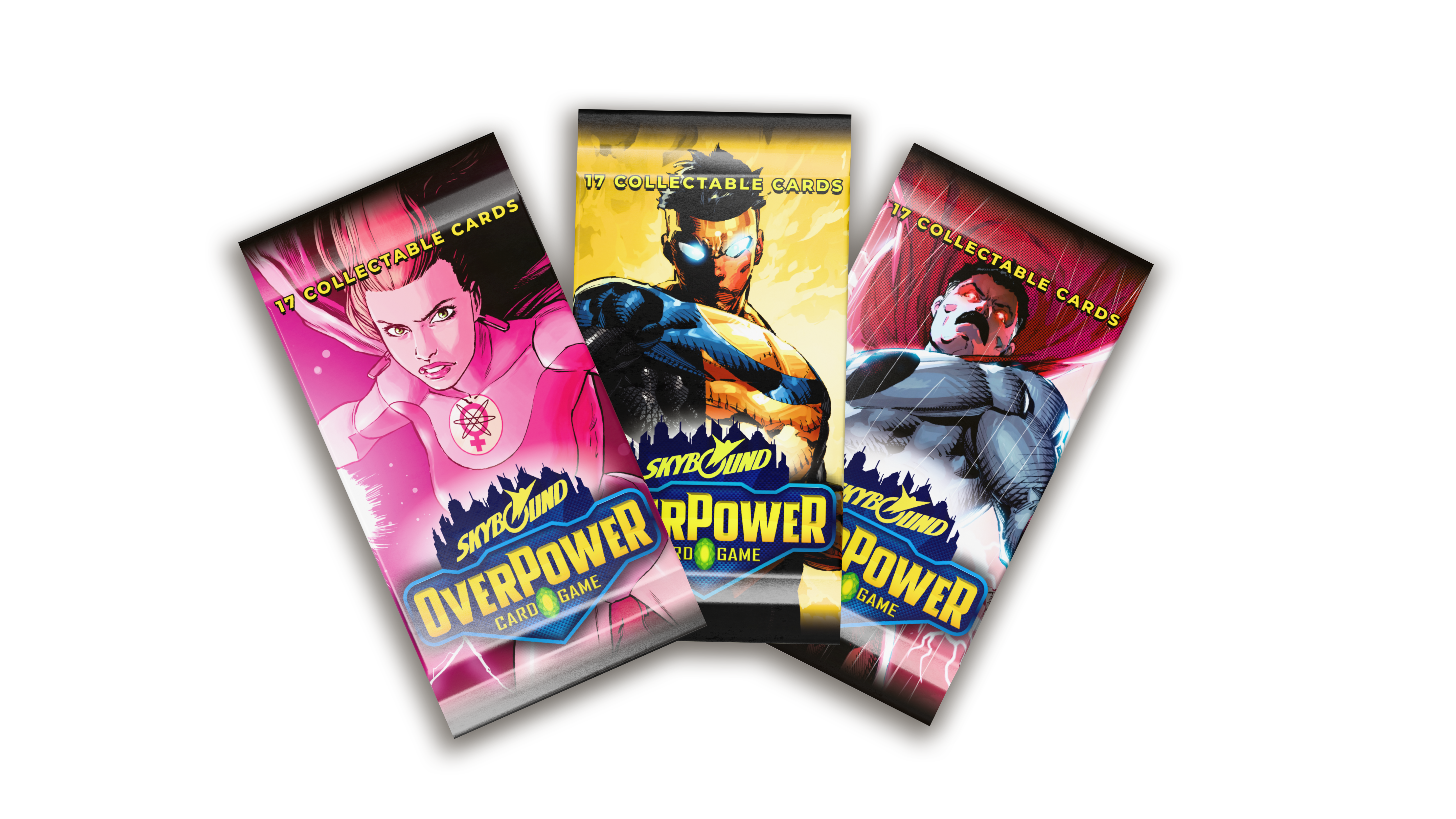 OverPower Invincible and The Walking Dead TCG - Display Box BOOSTER PACKS