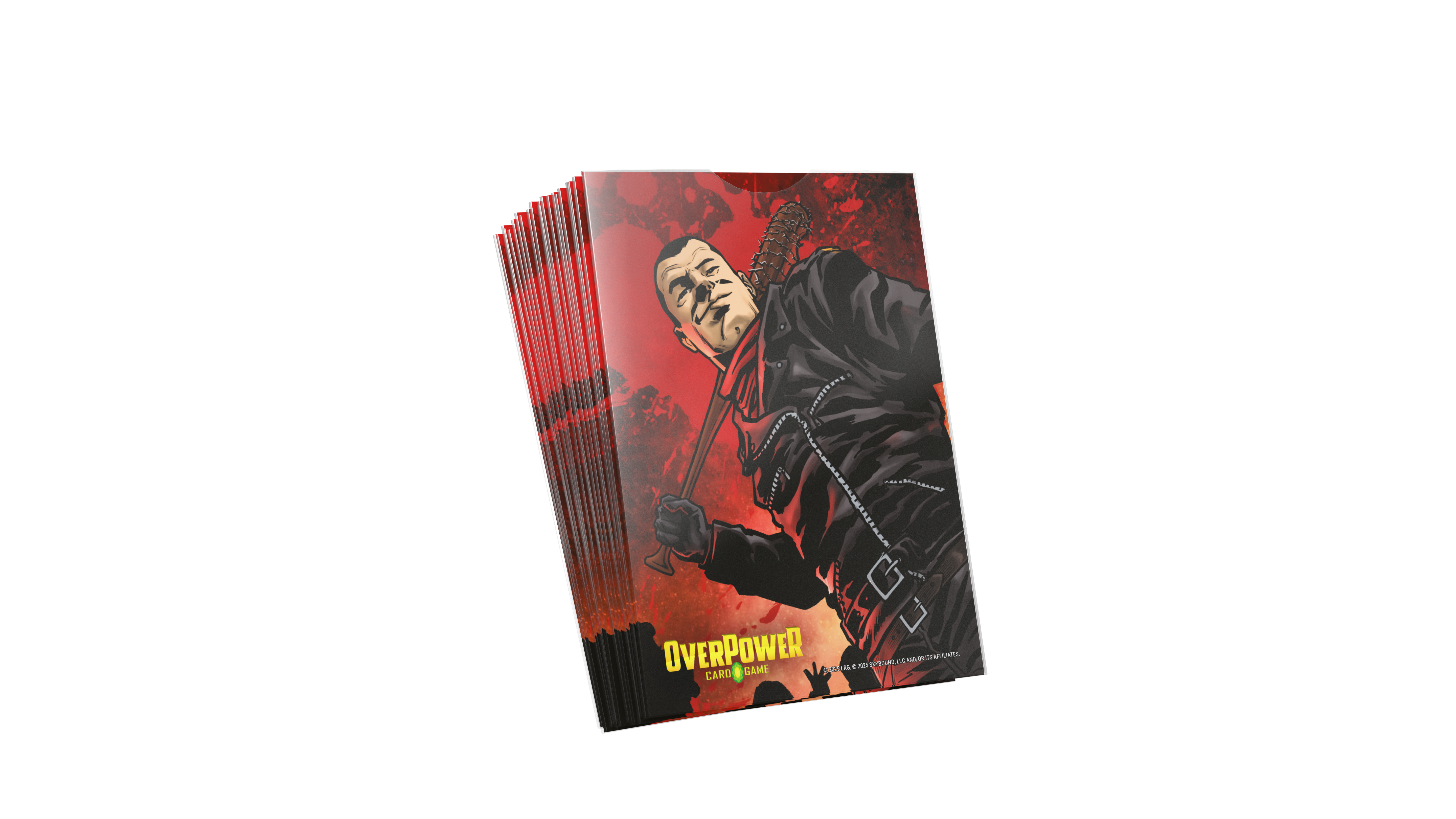 OverPower The Walking Dead TCG Card Sleeves - NEGAN