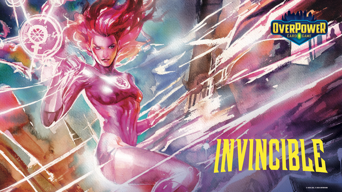 OverPower Invincible TCG Limited Edition Playmat — ATOM EVE