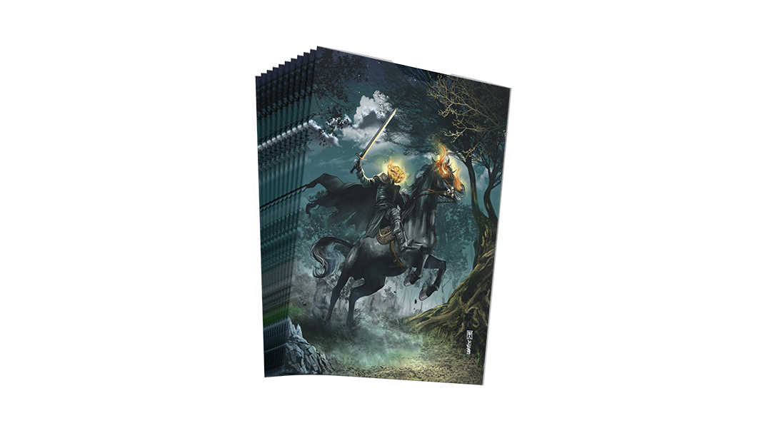 OverPower - Edgar Rice Burroughs and the World Legends - Sleeve - Titan Shield - Headless Horseman